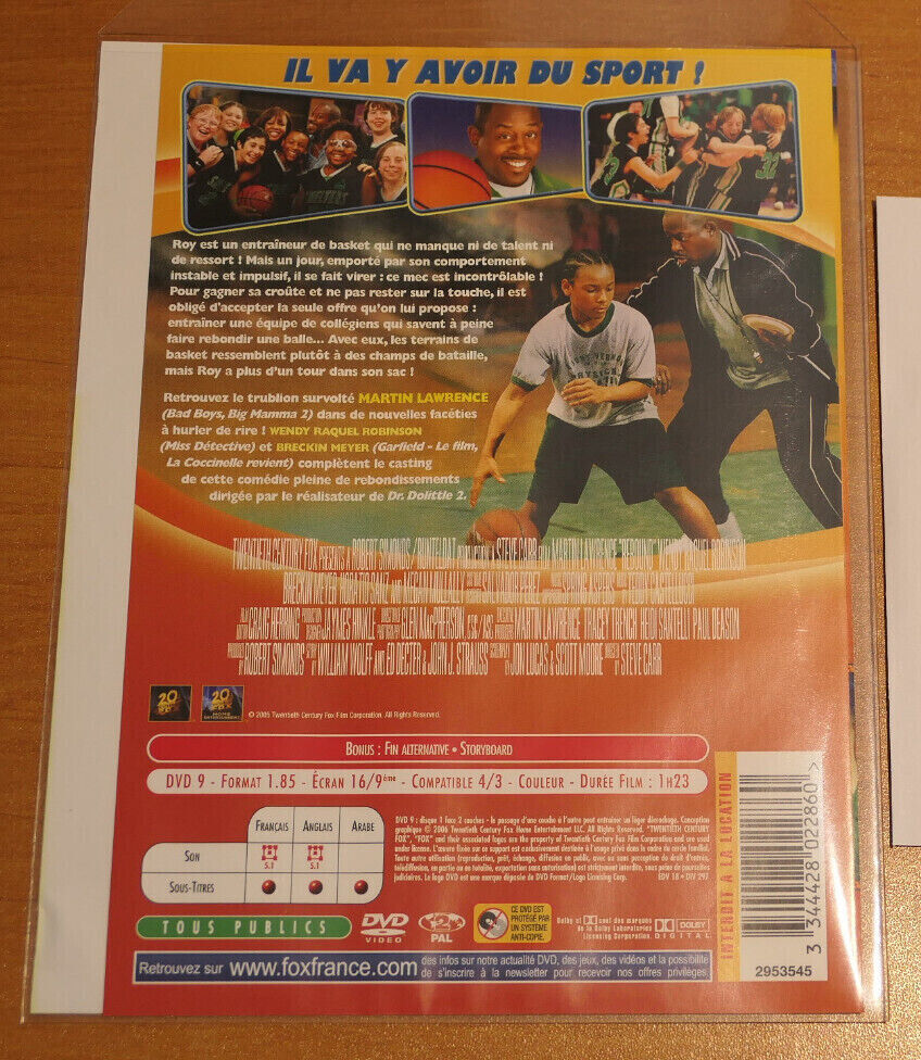 DVD BASKET ACADEMY (2006) / MARTIN LAWRENCE