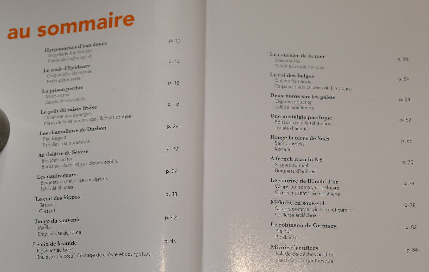 PETITS SOUPERS SOUS LE SOLEIL / RECETTES CUISINE / 2012