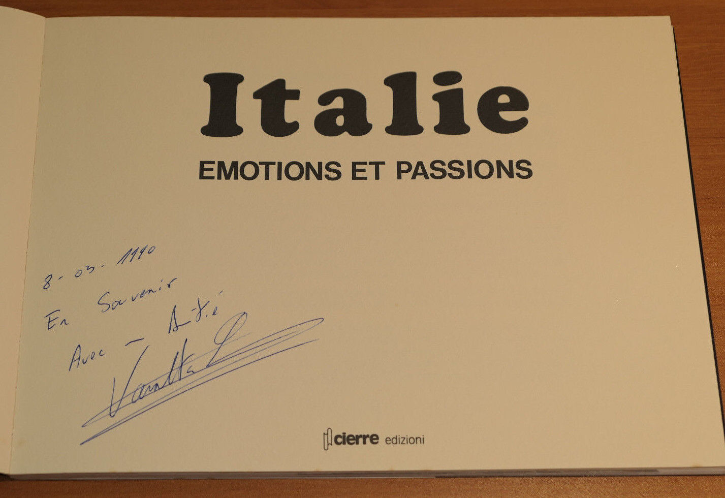 ITALIE EMOTIONS ET PASSIONS / LUCIEN VARALTA JADOT CHRISTIAN SPITS / VOYAGE 1989