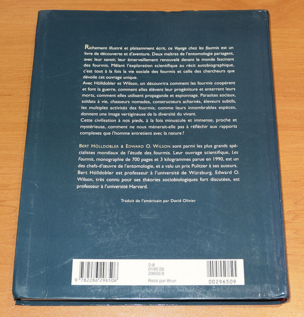 VOYAGE CHEZ LES FOURMIS / ENTOMOLOGIE DECOUVERTE SCIENCE ETUDE / 1996