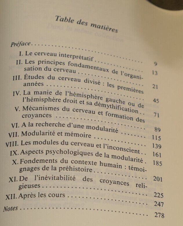 LE CERVEAU SOCIAL / MICHAEL GAZZANIGA / NEUROLOGIE MEDECINE / ODILE JACOB 1996