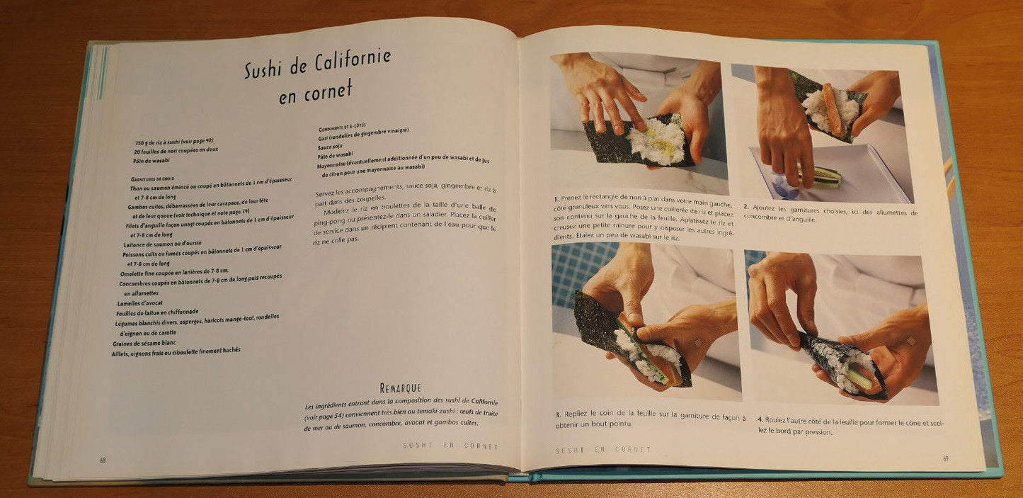 SUSHI / RYUICHI YOSHII / RECETTES CUISINE GASTRONOMIE PHOTOS / SOLINE 1999