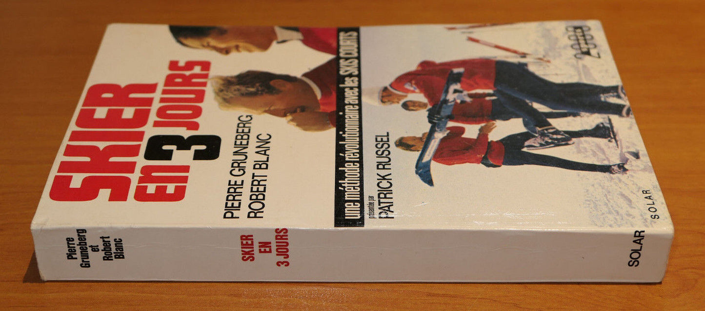 SKIER EN 3 JOURS / SKIS COURTS SPORT D'HIVER SKI METHODE / SOLAR 1970