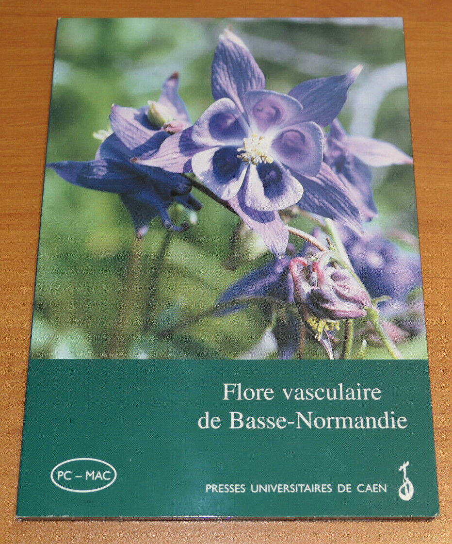 CD-ROM FLORE VASCULAIRE DE BASSE-NORMANDIE / PRESSES UNIVERSITAIRES DE CAEN 1999