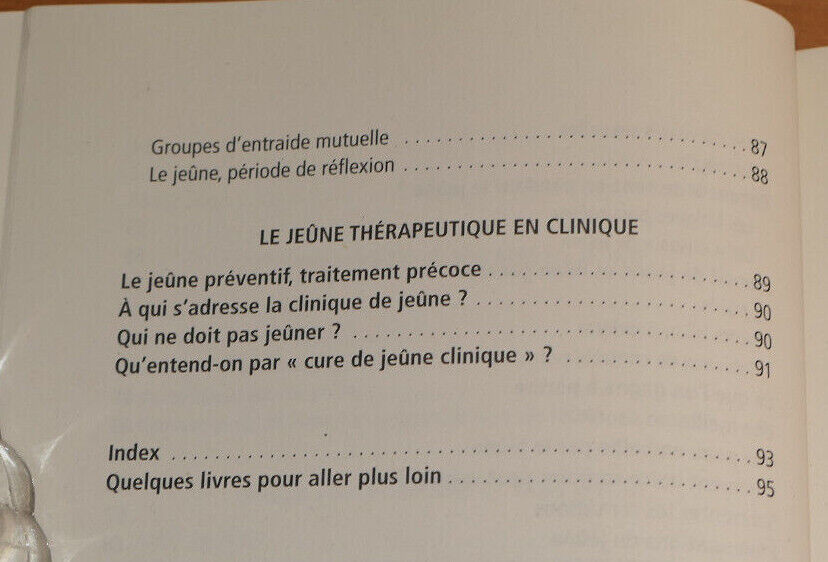 LE JEUNE / MAIGRIR ELIMINER SE DESINTOXIQUER / TERRE VIVANTE 2010 / SANTE