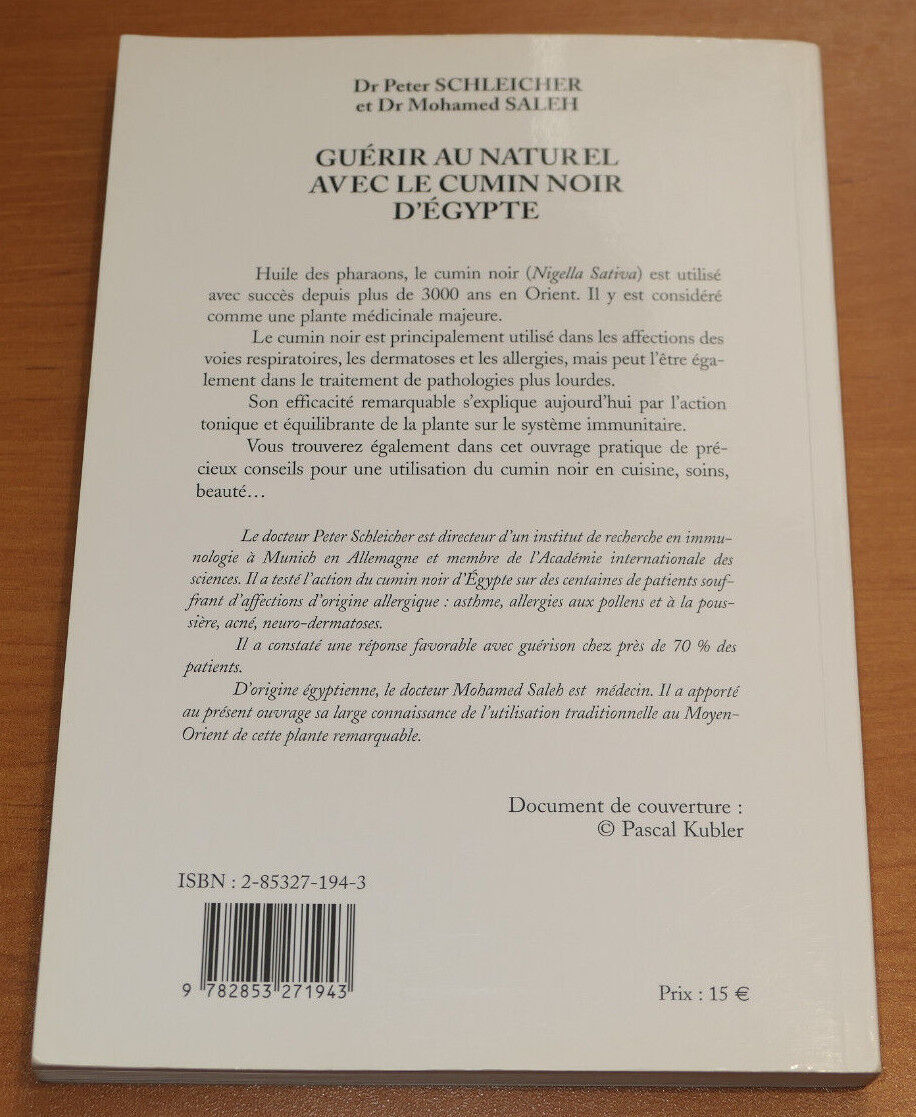 GUERIR AU NATUREL AVEC LE CUMIN NOIR D'EGYPTE / SANTE PLANTE MEDECINE / 2003