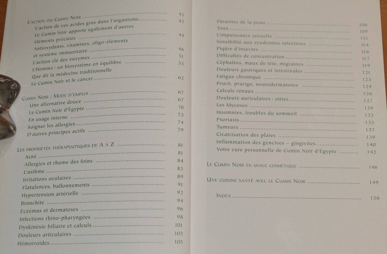 GUERIR AU NATUREL AVEC LE CUMIN NOIR D'EGYPTE / SANTE PLANTE MEDECINE / 2003