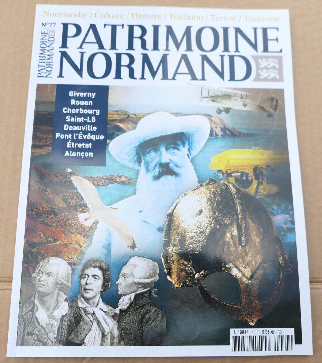 PATRIMOINE NORMAND / LOT 4 REVUES 2010 NUMEROS 76 77 78 79 / HISTOIRE NORMANDIE