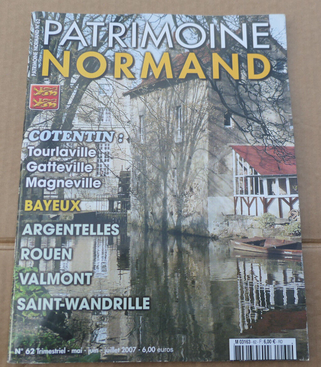 PATRIMOINE NORMAND / LOT 4 REVUES 2006 NUMEROS 59 60 61 62 / HISTOIRE NORMANDIE