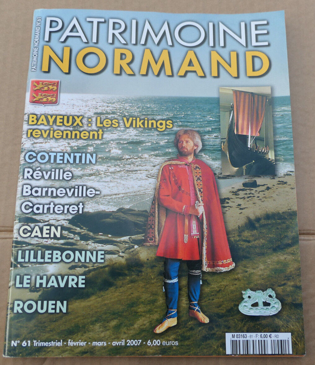PATRIMOINE NORMAND / LOT 4 REVUES 2006 NUMEROS 59 60 61 62 / HISTOIRE NORMANDIE