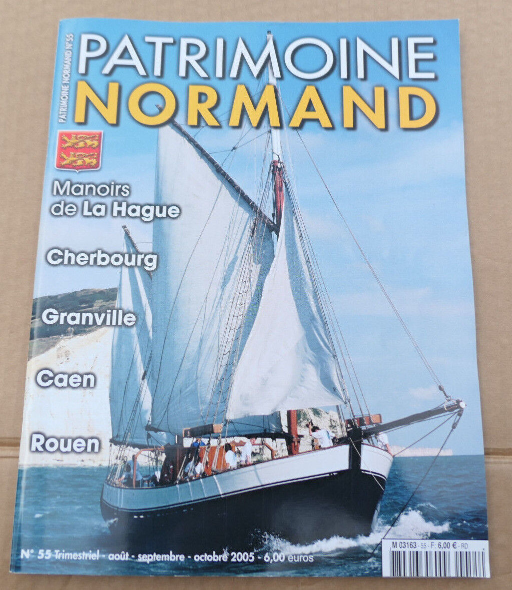 PATRIMOINE NORMAND / LOT 4 REVUES 2005 NUMEROS 55 56 57 58 / HISTOIRE NORMANDIE