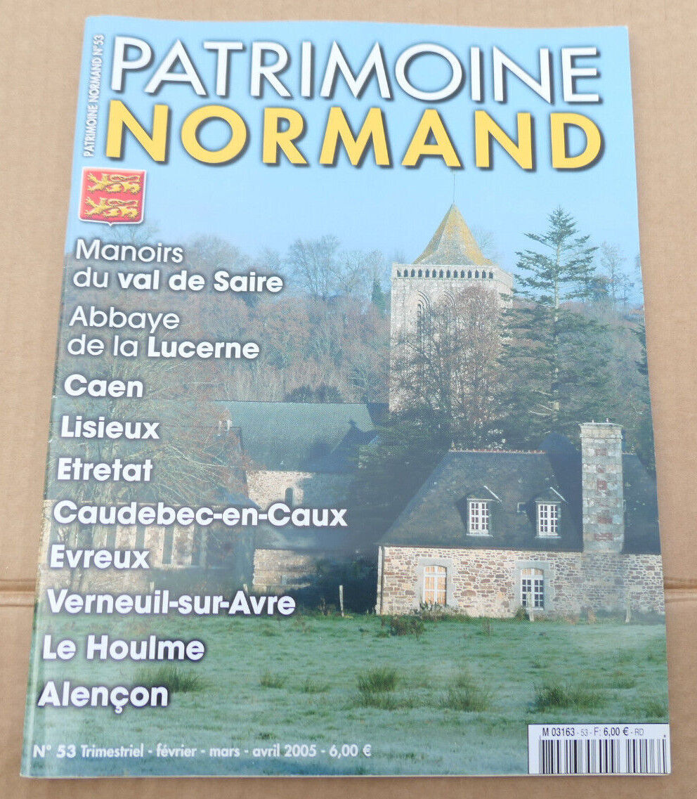 PATRIMOINE NORMAND / LOT 4 REVUES 2004 NUMEROS 49 52 53 54 / HISTOIRE NORMANDIE