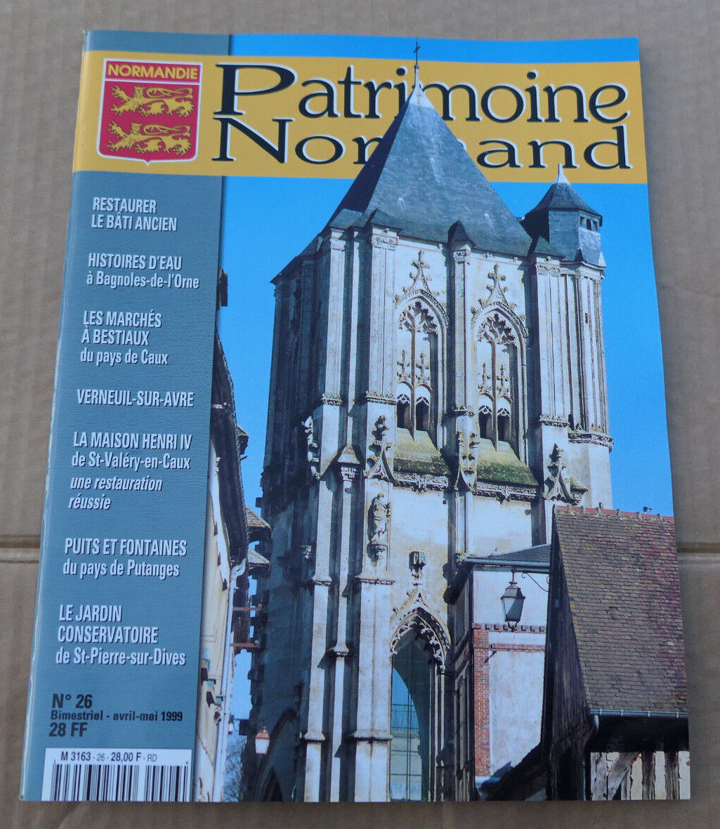 PATRIMOINE NORMAND / LOT 4 REVUES 1998 NUMEROS 24 25 26 27 / HISTOIRE NORMANDIE