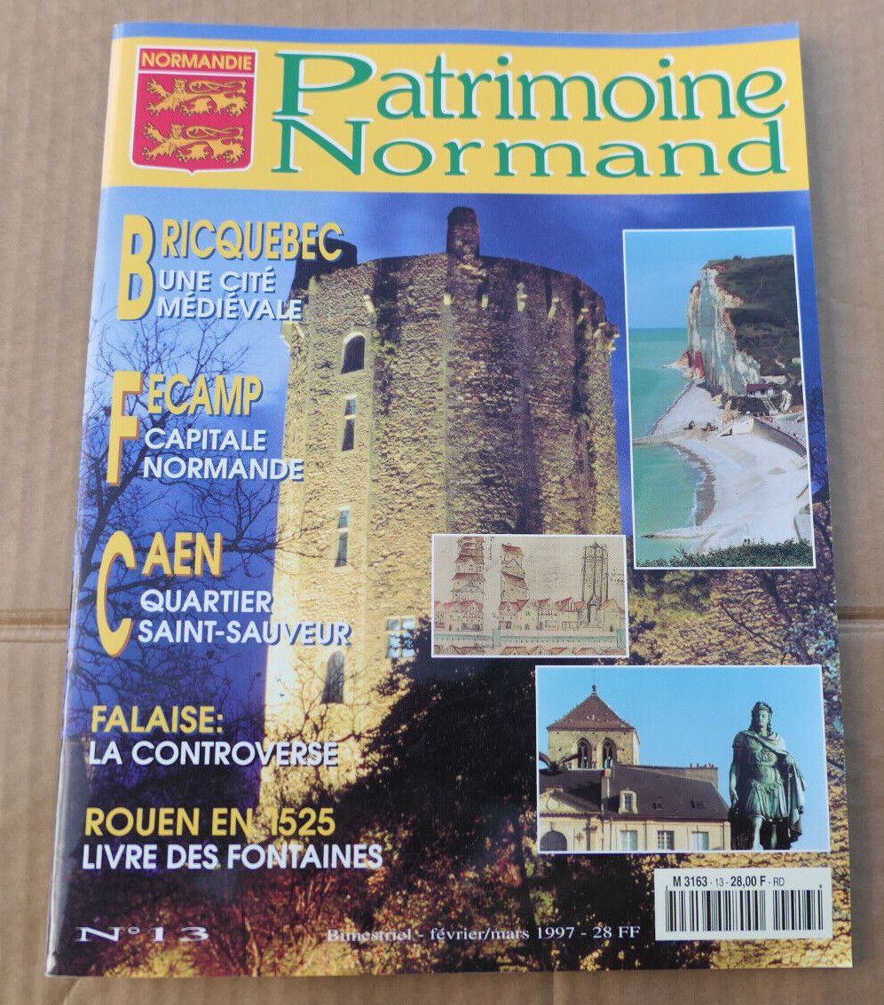 PATRIMOINE NORMAND / LOT 4 REVUES 1996 NUMEROS 12 13 14 15 / HISTOIRE NORMANDIE