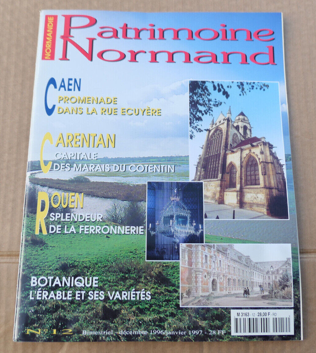 PATRIMOINE NORMAND / LOT 4 REVUES 1996 NUMEROS 12 13 14 15 / HISTOIRE NORMANDIE