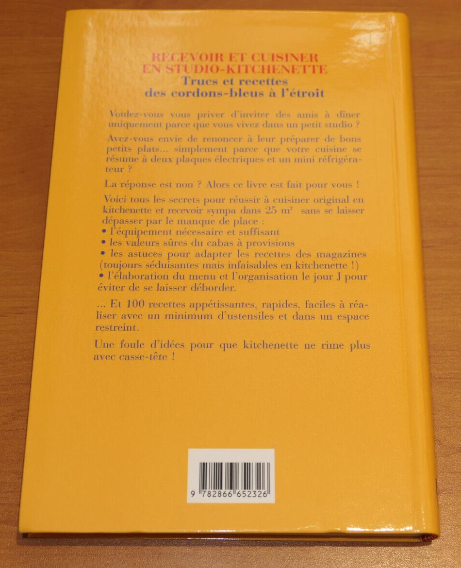 ENTERTAINING AND COOKING IN A STUDIO-KITCHENETTE KITCHEN TIPS AND RECIPES 1997 