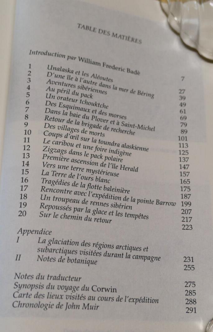 JOURNAL DE VOYAGE DANS L'ARCTIQUE / JOHN MUIR / JOSE CORTI 2008