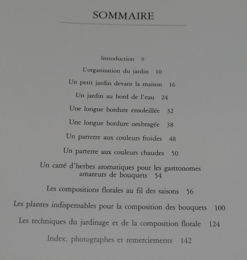 LES BOUQUETS DU JARDIN / ROSEMARY VEREY / HATIER 1991 / FLEURS ARBUSTES NATURE