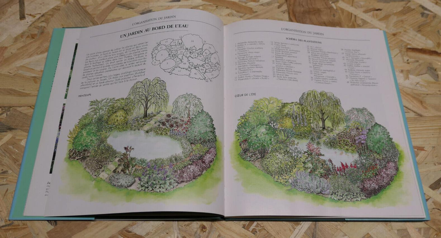 LES BOUQUETS DU JARDIN / ROSEMARY VEREY / HATIER 1991 / FLEURS ARBUSTES NATURE