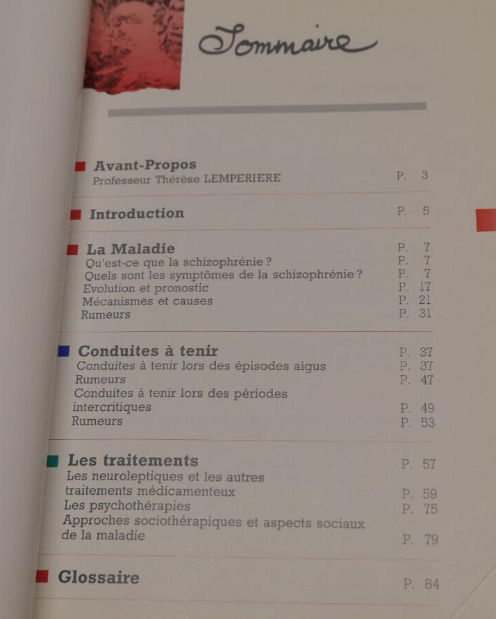 LA SCHIZOPHRENIE LA COMPRENDRE POUR MIEUX LA VIVRE / DOCTEUR ANTOINE LESUR