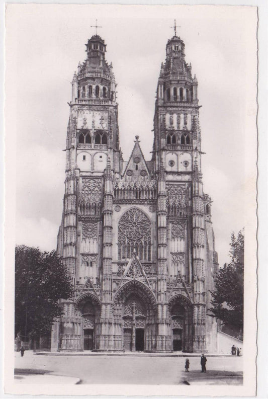 CARTE POSTALE ANCIENNE CPA TOURS LA CATHEDRALE ST-GATIEN