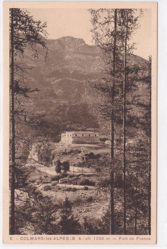 CARTE POSTALE ANCIENNE CPA COLMARS-LES-ALPES FORT DE FRANCE