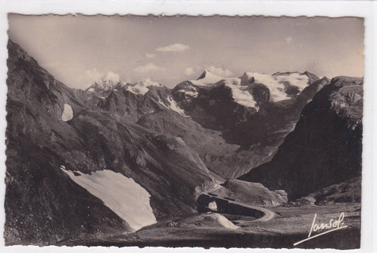 CARTE POSTALE CPSM LE COL DE L'ISERAN EN DESCENDANT SUR LA MAURIENNE