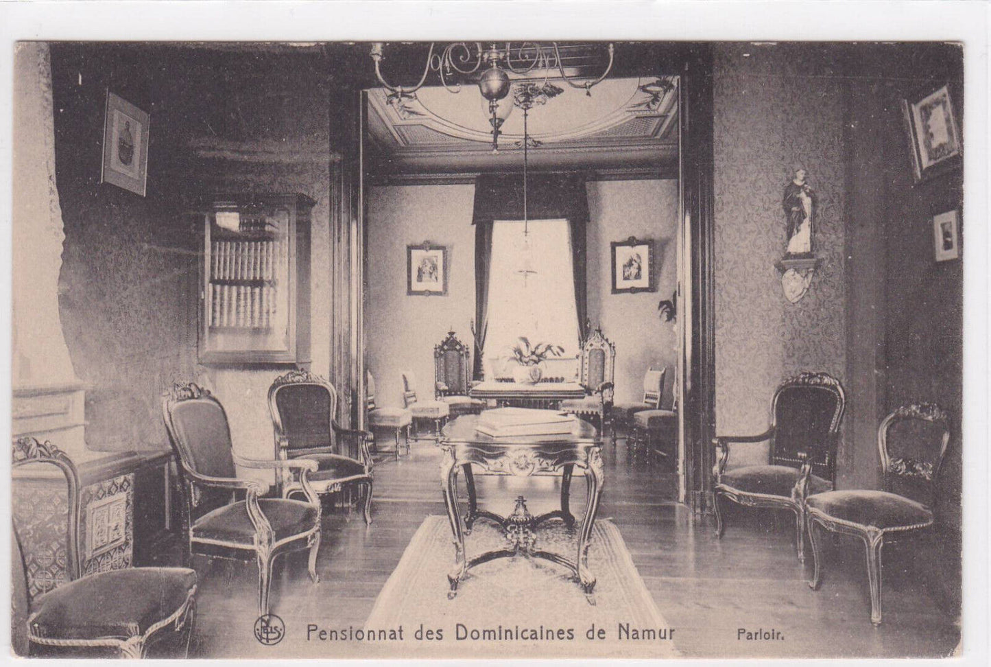 CARTE POSTALE  ANCIENNE CPA PENSIONNAT DES DOMINICAINES DE NAMUR PARLOIR