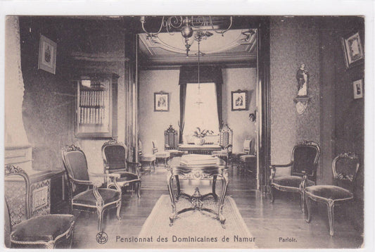 CARTE POSTALE  ANCIENNE CPA PENSIONNAT DES DOMINICAINES DE NAMUR PARLOIR