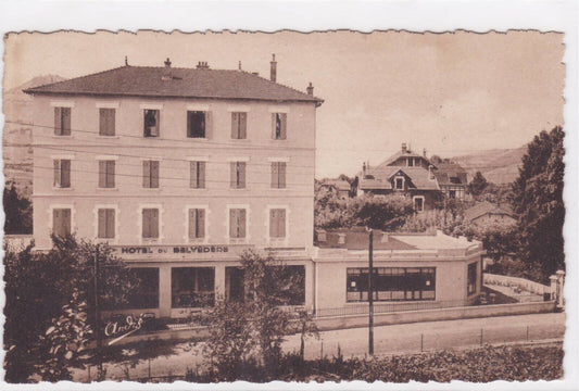 CARTE POSTALE CPSM SAINT-MARTIN-D'URIAGE HOTEL DU BELVEDERE ISERE (1950)
