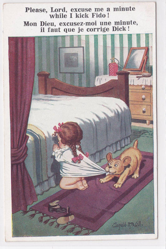 OLD POSTCARD CPA ILLUSTRATION HUMOR (1929) 