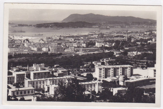 POSTCARD CPSM TOULON THE STE-ANNE BARRACKS AND THE HARBOR 