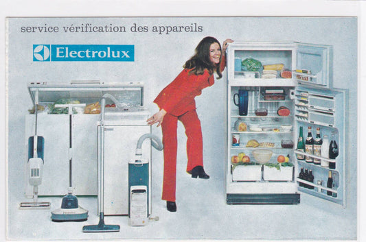 CARTE POSTALE CPSM PUBLICITAIRE PUBLICITE ELECTROLUX ELECTROMENAGER MAISON