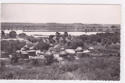 POSTCARD CPSM NIAMEY NIGER VILLAGE OF YANTALA ELECTRIC PLANT AFRICA 