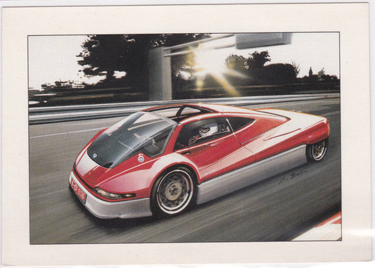 CARTE POSTALE CPM ETUDE DE DESIGN RENAULT AUTOMOBILE VOITURE