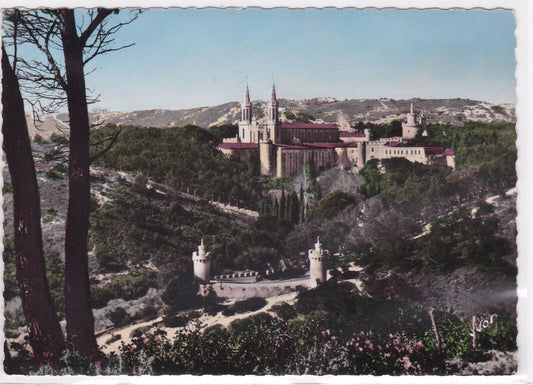 POSTCARD CPSM ST-MICHEL-DE-FRIGOLET ABBEY GENERAL VIEW NORTHEAST SIDE