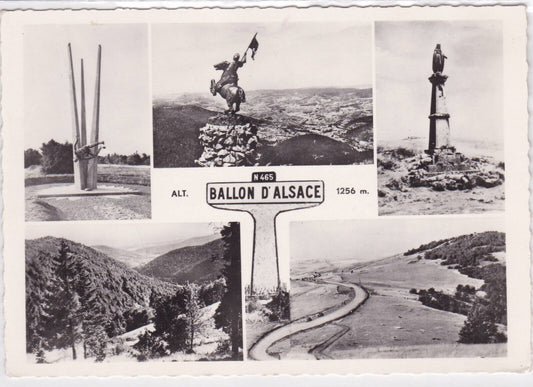 CPSM BALLON D'ALSACE MULTIVIEW POSTCARD 