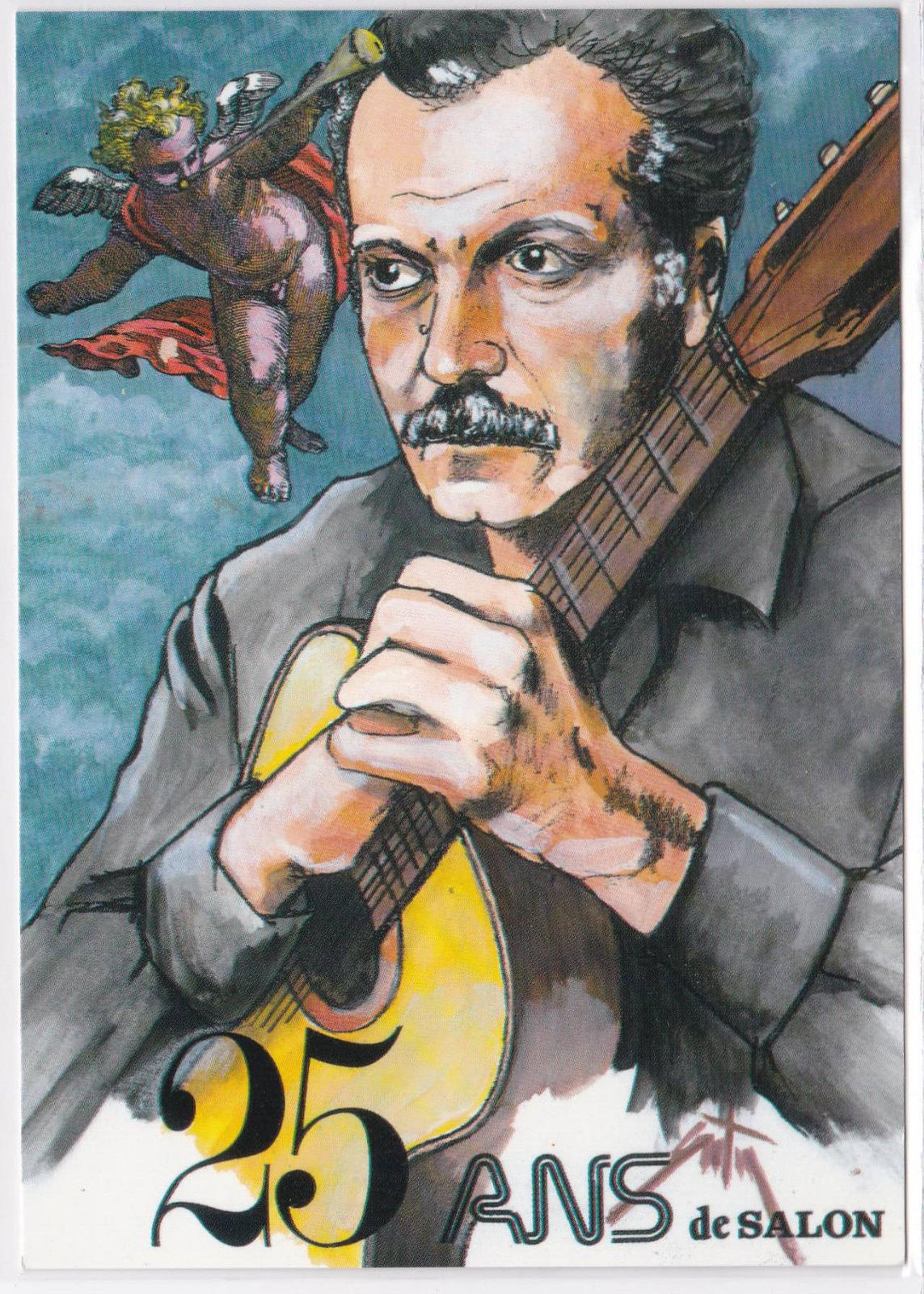 CPM POSTCARD 25 YEARS OF SALON DRAGUIGNAN POSTCARD 2006 BRASSENS 