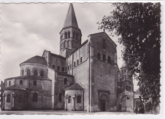 CARTE POSTALE CPSM PARAY-LE-MONIAL LA BASILIQUE DU SACRE-COEUR