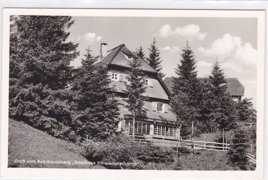 POSTCARD CPSM GRUB VOM ROHRHARDSBERG GASTHAUS ZUR SCHWEDENSCHANZE 