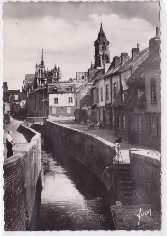 POSTCARD CPSM AMIENS SOMME THE LOWER STREET OF THE TANNERS
