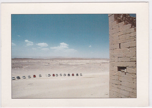 CPM POSTCARD THE NEW RENAULT 21 IN YEMEN TESTS 
