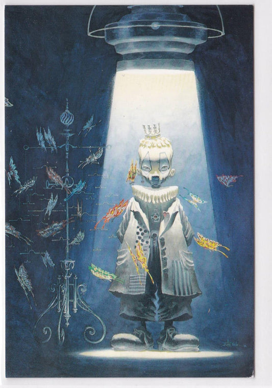 PROMOTIONAL POSTCARD FOR THE BD MANGEEUR T3 LE REVE D'ARGEMME VENTS D'OUEST 