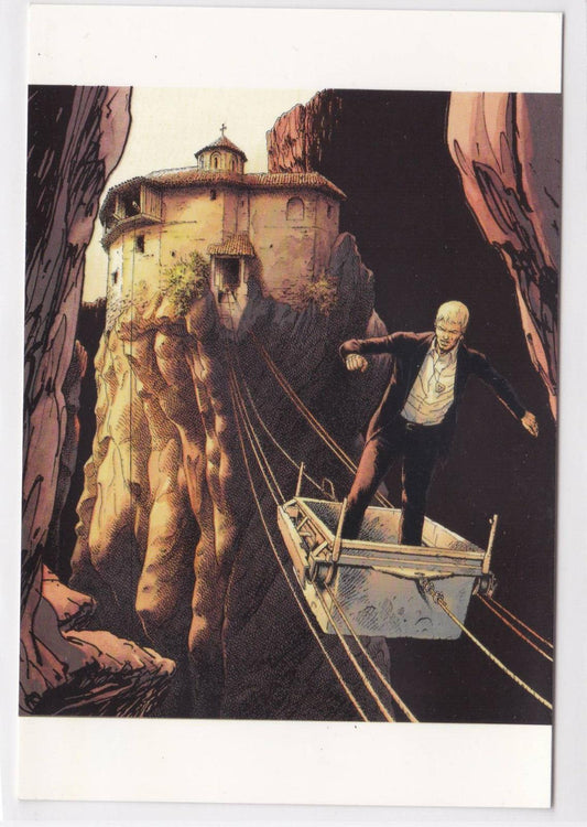 PROMOTIONAL POSTCARD BD PHARAON T7 THE FIRES OF THE SEA GLENAT 