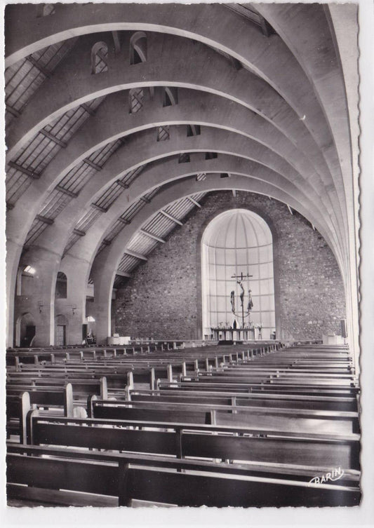 POSTCARD CPSM GERARDMER THE CHURCH REBUILT IN 1954 DETAILS OF THE ARCHES 