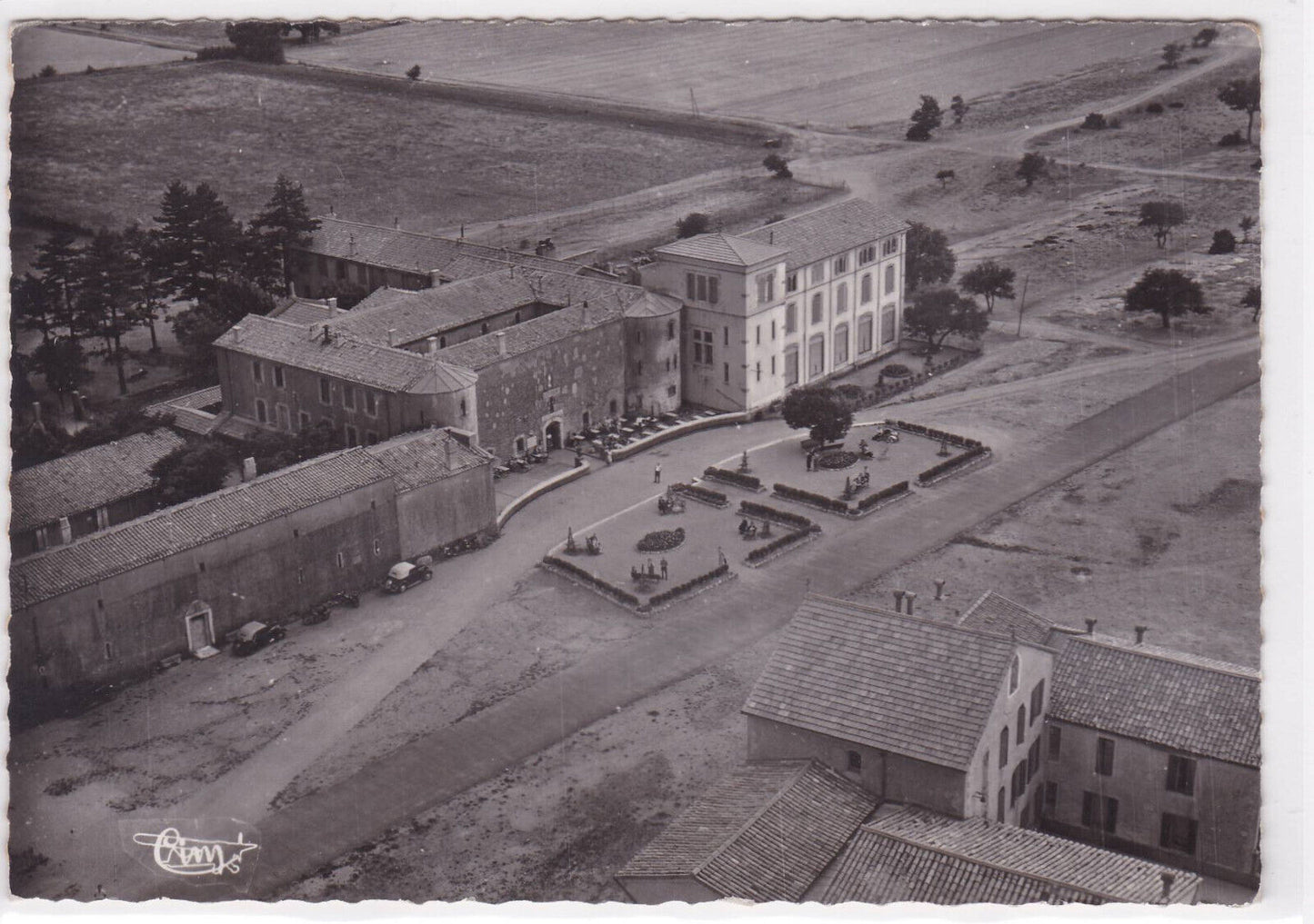POSTCARD CPSM LA STE-BAUME PLAN-D'AUPS AERIAL VIEW OF THE HOTEL 