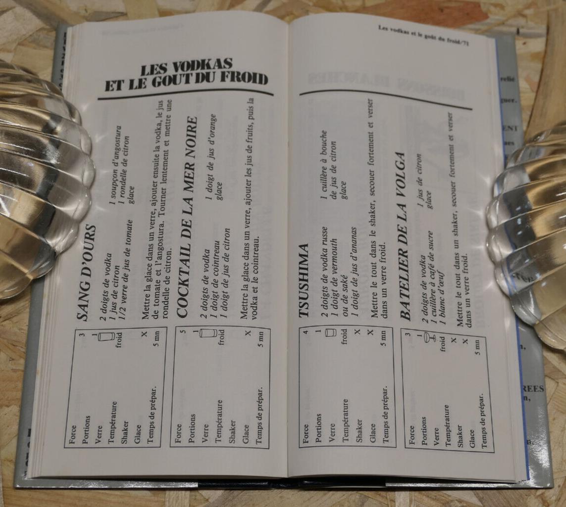 114 RECETTES DES BOISSONS FORTES DES MARINS / GUIDE ALCOOL FETE COCKTAILS / 1984