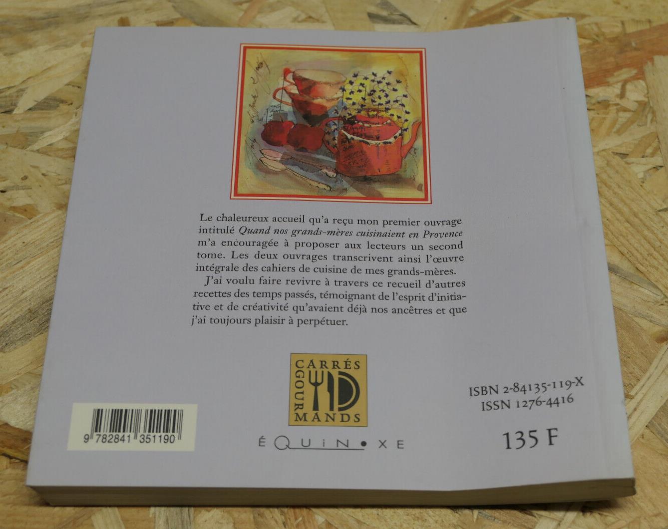 TABLE MISE EN PROVENCE / RECUEIL RECETTES CUISINE ILLUSTRATIONS / 1998