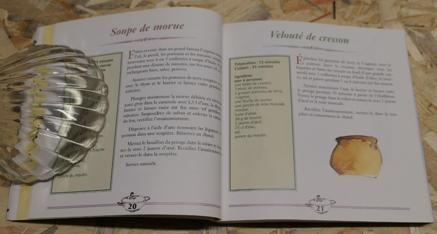 TABLE MISE EN PROVENCE / RECUEIL RECETTES CUISINE ILLUSTRATIONS / 1998