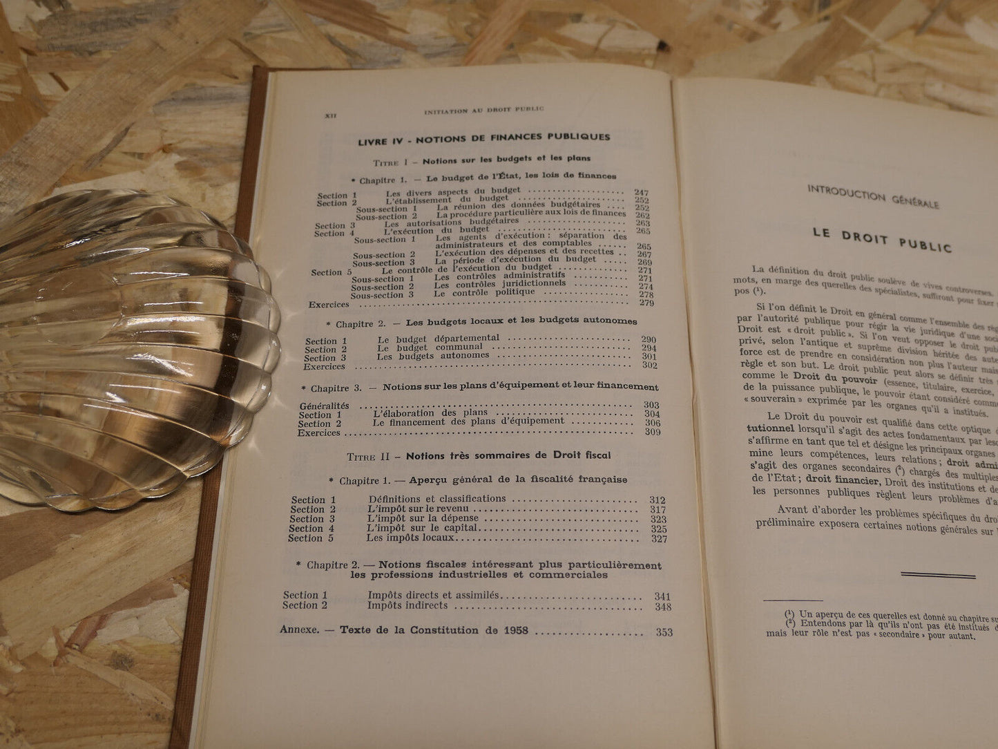 INITIATION AU DROIT PUBLIC / JEAN ROCHE / DUNOD 1969 / DEDICACE
